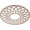 Ekena Millwork Cannes Wood Fretwork Pierced Ceiling Medallion, Wood (Paint Grade), 36"OD x 12 1/4"ID x 3/8"T CMWP36X36X0375CNMF - alternate 2